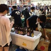 瓶ビール売場ですが、すぐ売り切れ‥