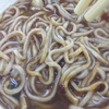 日清カレー南ばんそばを混ぜます。