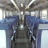 １１３系電車の車内