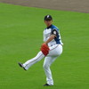 登板前の斉藤祐樹