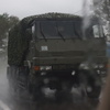 １９、自衛隊の車ラッシュ