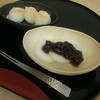 黄粉と餡で頂きます (人´∀`o)