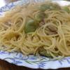 蚕豆のパスタ
