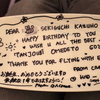 手書きのプレイトに手作りスイーツも