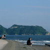 本番前の海はこんなにゆったり