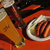 ビールとウインナー