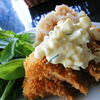 エビフライ　＆　サラダ