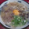 萬楽ラーメン（生卵入り）