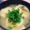 斑入り味噌汁