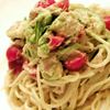“ツナとトマト、アボカドの冷製パスタ”
