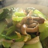 青梗菜とちくわの中華塩炒め