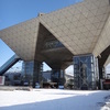 吹雪翌日の東京ビッグサイト