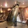 入口に転展示されている米軍B29が投下した爆弾