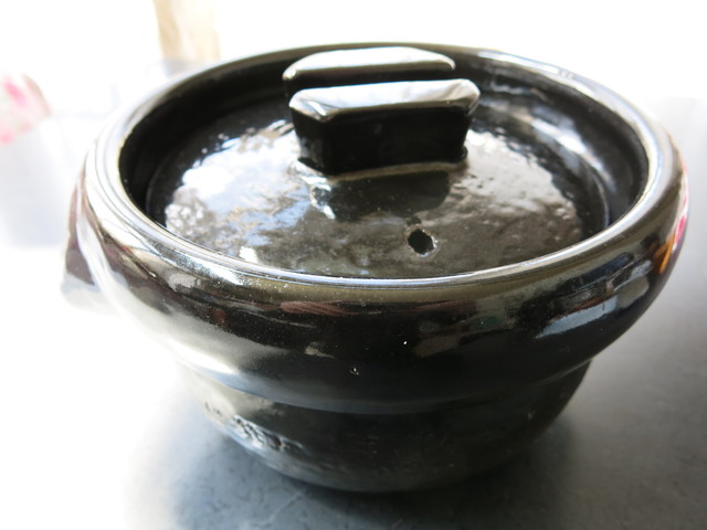 信楽雲井窯御飯鍋黒楽3合炊き中川一辺陶