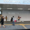 ストリートライブ　JR和歌山駅前。