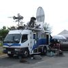 テレビ中継車です。