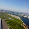 陸が小さくなって行きました。