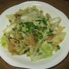 キャベツの大豆肉炒め