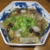 大根と茄子の大豆肉煮
