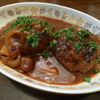 自分のリクエストは煮込みハンバーグ