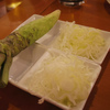 薬味のネギと本山葵