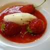 福ケッチァーノの苺スープ