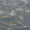 上空から見る大阪城