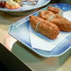 島国でキビナゴの刺身とさつま揚げ