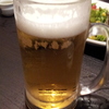 泡が消えたビール