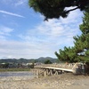 嵐山側。