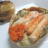 蟹の甲羅詰め　＠350円