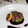 ローストビーフ　ズッキーニ添え