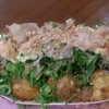 たこ焼きを食べたり