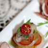 ホタテとトマトのミルフィーユ仕立て