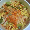 液体スープ投入後。