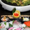 お刺身、おなます、いくら、蕪の酢の物、蒲鉾