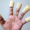 ゴムホースをカットしたような・・