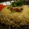 蟹炒飯で〆