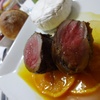 鹿肉のオレンジソース