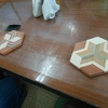 本間木工所_寄木体験でコースター作り