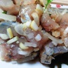 鯵の叩きのアップ