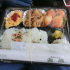 大徳さんの復興弁当（移動中の車内で）