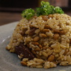 納豆牛ﾀﾝ炒飯だっけ？