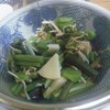 山菜をトッピングするのは私個人のオリジナルじゃ～。