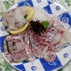 黒鯛の刺身と洗い