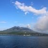 桜島。常に噴煙が・・