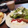 かばのパンのトーストとスムージー