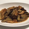 茄子とメカジキのから揚げ甘辛炒め