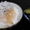 20150926 しらすおろしご飯、漬け物