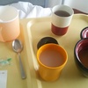 術後2日目はじめての食事(重湯)